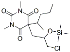 5-[3-Chloro-2-(trimethylsiloxy)propyl ]-1,3-dimethyl-5-(1-methylbutyl)-2,4,6(1h,3h,5h)-pyrimidinetrione Structure,57397-44-1Structure
