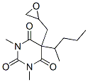 1,3-Dimethyl-5-(1-methylbutyl)-5-(oxiranylmethyl)-2,4,6(1h,3h,5h)-pyrimidinetrione Structure,57397-45-2Structure