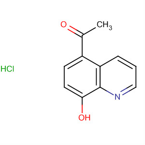 5-乙酰基-8-羟基喹啉盐酸盐结构式_57434-96-5结构式