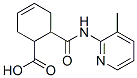 6-[[(3-甲基-2-吡啶)氨基]羰基]-3-环己烯-1-羧酸结构式_574722-92-2结构式