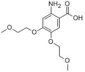 2-Amino-4,5-bis-(2-methoxy-ethoxy)-benzoic acid Structure,574738-66-2Structure