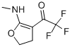 Ethanone,1-[4,5-dihydro-2-(methylamino)-3-furanyl ]-2,2,2-trifluoro-(9ci) Structure,574749-64-7Structure