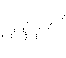 丁氯柳胺结构式_575-74-6结构式