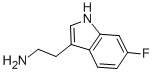 3-(2-氨基乙基)-6-氟-1H-吲哚结构式_575-85-9结构式