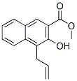 4-烯丙基-3-羟基-2-萘羧酸甲酯结构式_57518-88-4结构式