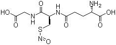 N-(N-L-γ-谷氨酰基-S-亚硝基-L-半胱氨酰——甘氨酸结构式_57564-91-7结构式