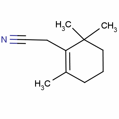 2,6,6-Trimethyl-1-cyclohexene-1-acetonitrile Structure,57576-15-5Structure