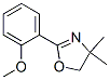 2-(2-Methoxyphenyl)-4,4-dimethyl-2-oxazoline Structure,57598-33-1Structure