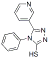 4-Phenyl-5-pyridin-3-yl-4h-[1,2,4]triazole-3-thiol Structure,57600-03-0Structure