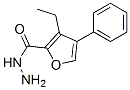 2-Furancarboxylicacid,3-ethyl-4-phenyl-,hydrazide(9ci) Structure,576169-70-5Structure