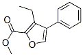 2-Furancarboxylicacid,3-ethyl-4-phenyl-,methylester(9ci) Structure,576169-71-6Structure