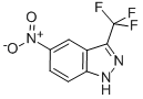 1H-indazole,5-nitro-3-(trifluoromethyl)- Structure,57631-07-9Structure