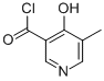 (9ci)-4-羟基-5-甲基-3-吡啶羰酰氯结构式_57658-56-7结构式