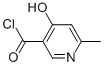 (9ci)-4-羟基-6-甲基-3-吡啶羰酰氯结构式_57658-62-5结构式