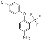 4-(4-Chlorophenoxy)-3-(trifluoromethyl)aniline Structure,57688-17-2Structure