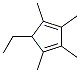 Ethyl-tetramethylcyclopentadiene Structure,57693-77-3Structure