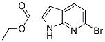 1H-Pyrrolo[2,3-b]pyridine-2-carboxylic acid, 6-bromo-, ethyl ester Structure,577711-94-5Structure