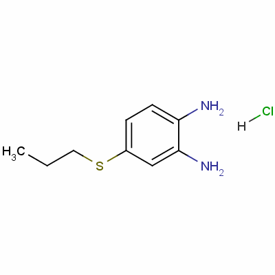 4-(丙基硫代)苯-1,2-二胺盐酸盐结构式_57780-76-4结构式