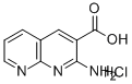 2-氨基-[1,8]萘啶-3-羧酸盐酸盐结构式_578007-68-8结构式