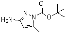 3-氨基-5-甲基吡唑-1-羧酸叔丁酯结构式_578008-32-9结构式
