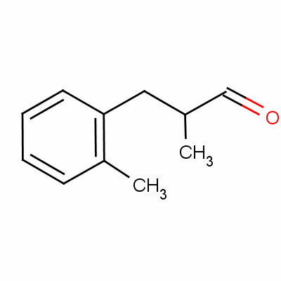 2-甲基-3-(邻甲苯)丙醛结构式_57918-84-0结构式