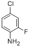 4-氯-2-氟苯胺结构式_57946-56-2结构式