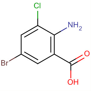 2-氨基-5-溴-3-氯苯甲酸结构式_58026-21-4结构式