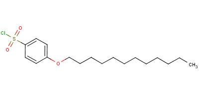 P-(十二基氧基)苯磺酰氯结构式_58076-34-9结构式