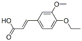 4-Ethoxy-3-methoxycinnamic acid Structure,58168-81-3Structure