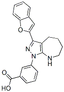 Benzoic acid,3-[3-(2-benzofuranyl)-5,6,7,8-tetrahydropyrazolo[3,4-b]azepin-1(4h)-yl ]-(9ci) Structure,581774-93-8Structure