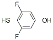 (9ci)-3,5-二氟-4-疏基苯酚结构式_581793-28-4结构式