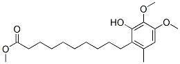 10-(2-Hydroxy-3,4-dimethoxy-6-methylphenyl)decanoic acid methyl ester Structure,58185-89-0Structure
