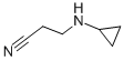3-(环丙基氨基)丙腈结构式_58196-47-7结构式