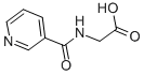 2-[(3-Pyridinylcarbonyl)amino]acetic acid Structure,583-08-4Structure