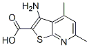 3-Amino-4,6-dimethylthieno [2,3-b]pyridine-2-carboxylic acid Structure,58327-76-7Structure