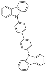 4,4’-Bis(N-carbazolyl)-1,1’-biphenyl Structure