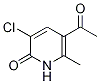 5-乙酰基-3-氯-6-甲基-2(1h)-吡啶酮结构式_58405-00-8结构式