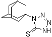 1-(1-金刚烷)-5-疏基四唑结构式_58473-97-5结构式