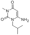 4-氨基-3-异丁基-1-甲基嘧啶-2,6-二酮结构式_58481-39-3结构式