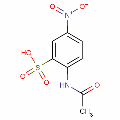 2-乙酰氨基-5-硝基苯磺酸结构式_58534-23-9结构式