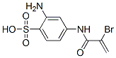 2-氨基-4-(2-溴丙烯酰胺)苯磺酸结构式_58557-59-8结构式