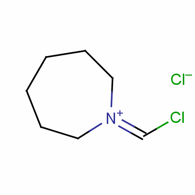 1-(Chloromethylene)hexahydro-1h-azepinium chloride Structure,58570-32-4Structure