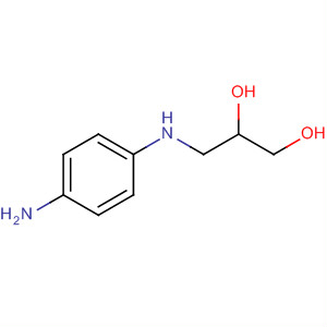 3-[(4-氨基苯基)氨基]丙烷-1,2-二醇结构式_5862-80-6结构式