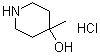 4-甲基-4-羟基哌啶盐酸盐结构式_586375-35-1结构式