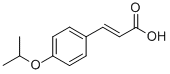 (2E)-3-(4-Isopropoxyphenyl)acrylic acid Structure,586960-22-7Structure