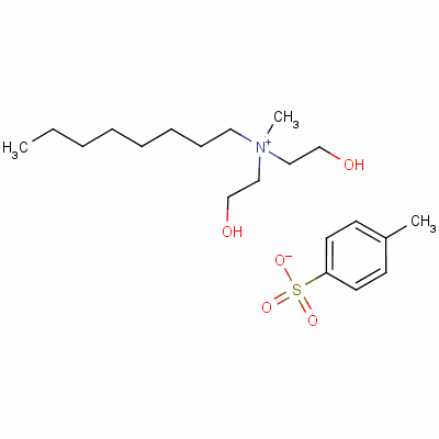 Bis(2-hydroxyethyl)methyloctylammonium toluene-p-sulphonate Structure,58767-50-3Structure