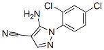 5-氨基-1-(2,4-二氯苯基)-1H-吡唑-4-甲腈结构式_58791-79-0结构式