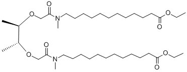 钙离子载体I结构式_58801-34-6结构式