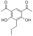1-(5-乙酰基-2,4-二羟基-3-丙基苯基)-1-乙酮结构式_58805-52-0结构式