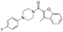 (9ci)-1-(4-氟苯基)-4-[(3-甲基-2-苯并呋喃)羰基]-哌嗪结构式_588676-08-8结构式